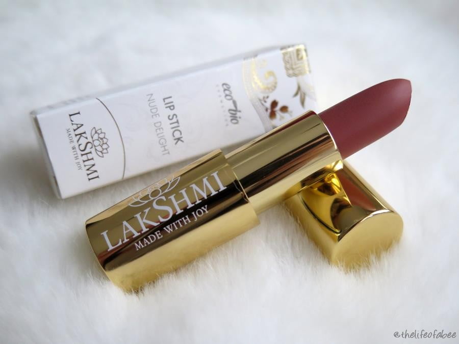 lakshmi recensione swatch rossetto nude delight  lakshmi recensione swatch rossetto nude delight