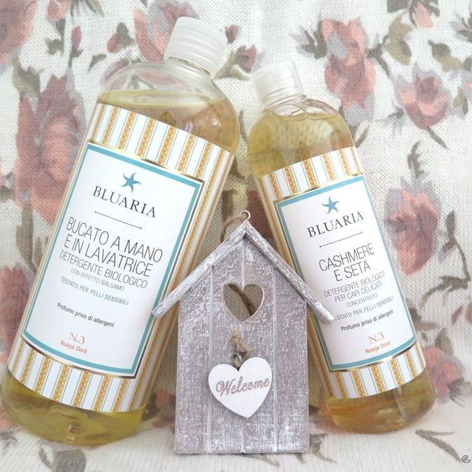 bluaria recensione detergenti ecologici per il bucato