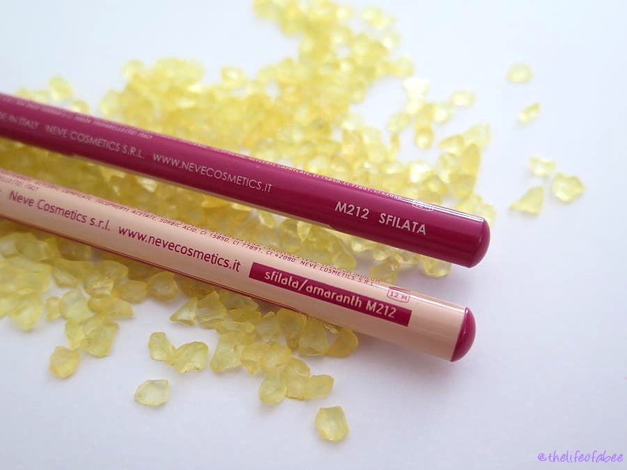 pastello labbra neve cosmetics swatch