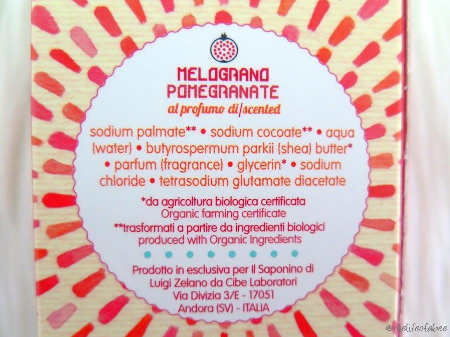 Hand il saponino recensione review sapone al melograno Hand il saponino recensione review sapone al melograno