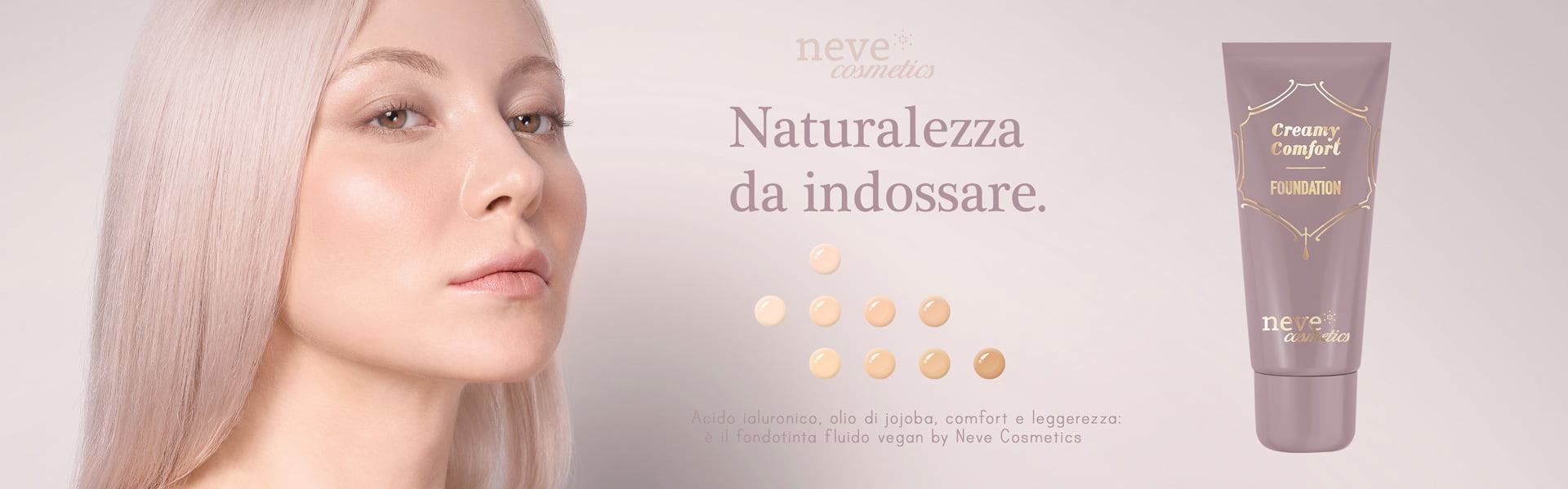 Creamy Comfort Foundation Banner-NeveCosmetics-CreamyComfort