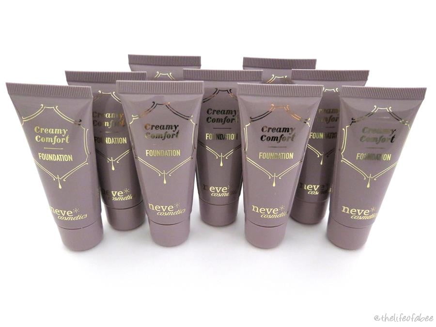 Creamy Comfort Foundation neve cosmetics recensione review swatch Creamy Comfort Foundation neve cosmetics recensione review swatch