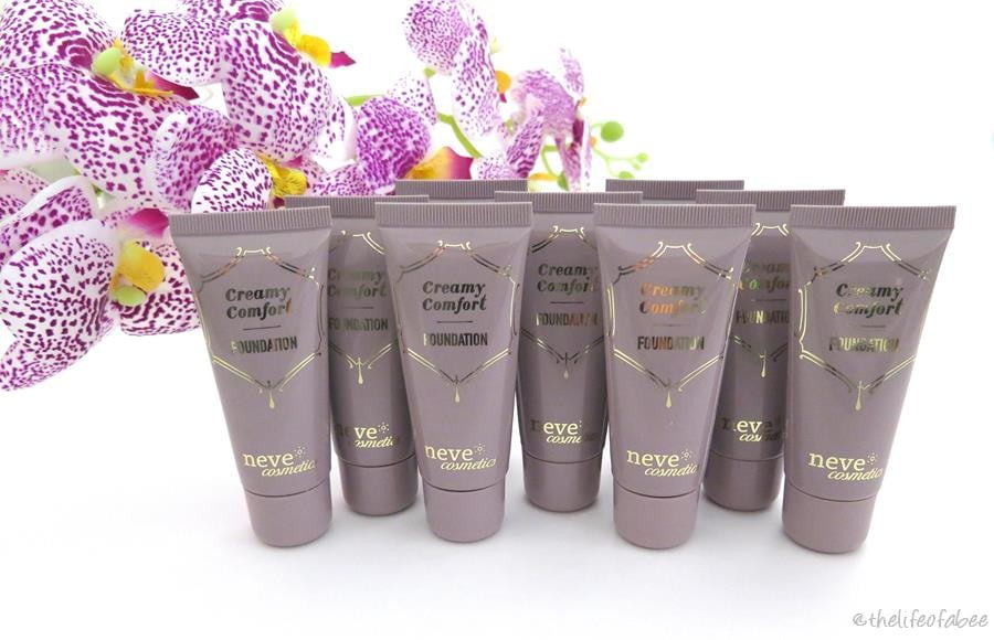Creamy Comfort Foundation neve cosmetics recensione review swatch Creamy Comfort Foundation neve cosmetics recensione review swatch