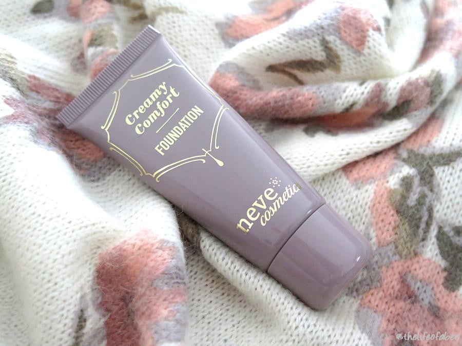 Creamy Comfort Foundation neve cosmetics recensione review swatch Creamy Comfort Foundation neve cosmetics recensione review swatch