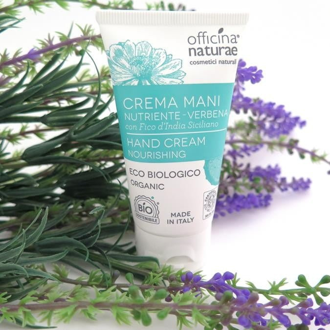 officina naturae crema mani nutriente verbena recensione review