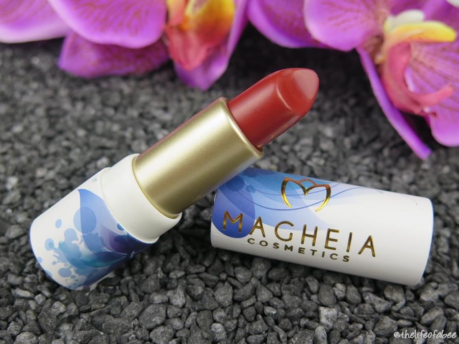 magheia cosmetics review swatch rossetto madame magheia cosmetics review swatch rossetto madame