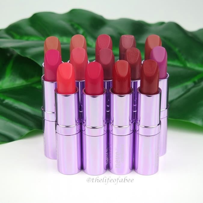 dessert à levrès neve cosmetics swatches review
