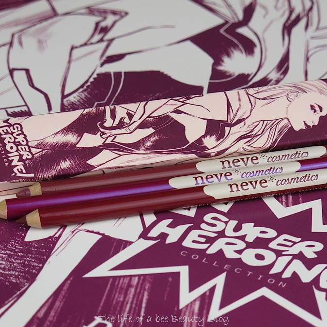 superheroine collection neve cosmetics recensione swatches
