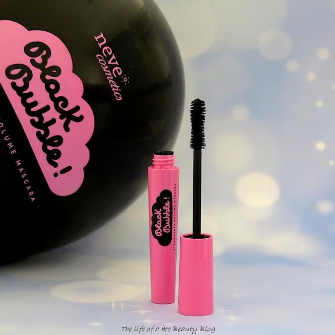 black bubble mascara neve cosmetics recensione review