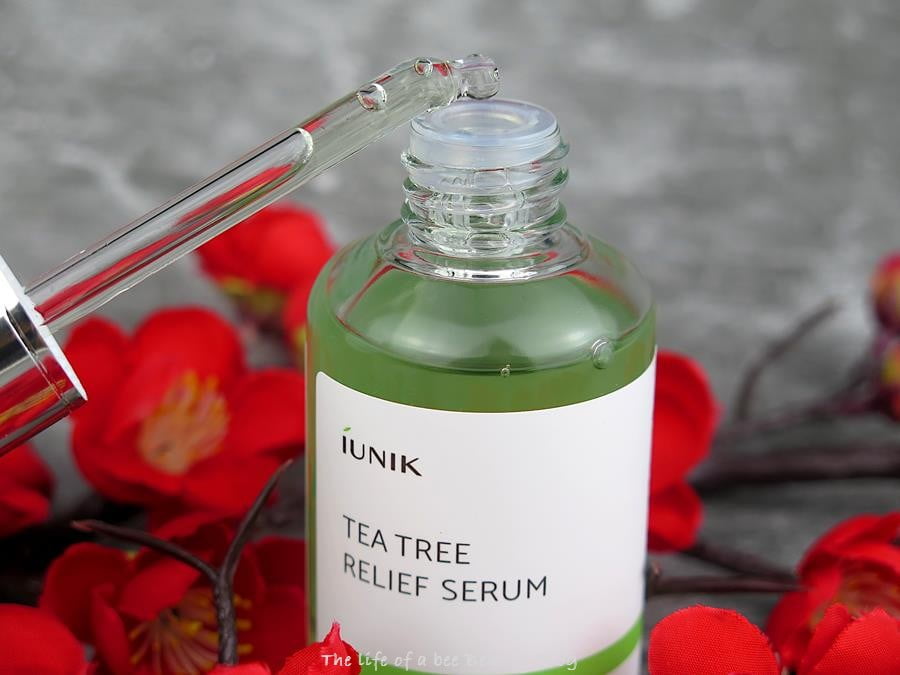 iunik tea tree relief serum